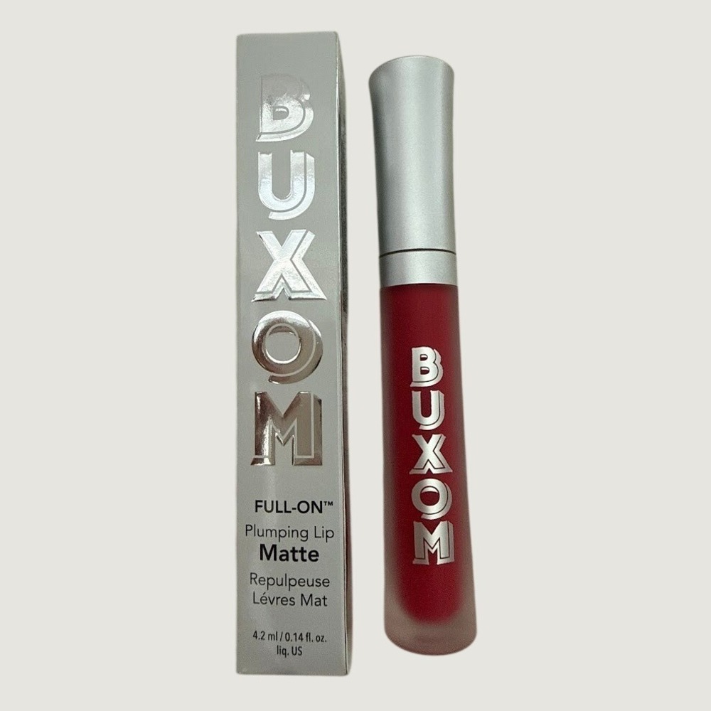 Buxom Full-On Plumping Lip Matte Hit The Beach Red Liquid Lipstick New